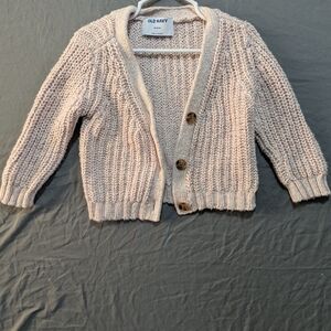 Old Navy Cream Knit Cardigan